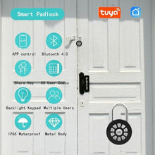 Load image into Gallery viewer, Decruil Padlock for Outdoor Gate,Digital Padlock with Code, Lock for Gate, Locker, Fence, Black_5871
