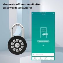 Load image into Gallery viewer, Decruil Padlock for Outdoor Gate,Digital Padlock with Code, Lock for Gate, Locker, Fence, Black_5872

