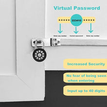 Load image into Gallery viewer, Decruil Padlock for Outdoor Gate,Digital Padlock with Code, Lock for Gate, Locker, Fence, Black_5873

