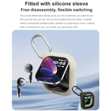 Load image into Gallery viewer, Denash Smart Watch with Earbuds, 2.01" HD Screen 2 in 1 Smartwatch with Bluetooth Earbuds, 100+ Sport Fitness Tracker, NFC, Pedometer, Sleep/Heart Rate/Monitor Compatible with iOS &amp; Androd, SilverSteel_1437
