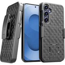 Load image into Gallery viewer, Designed for Samsung Galaxy S25+ Case with Belt Clip Holster, Black_1
