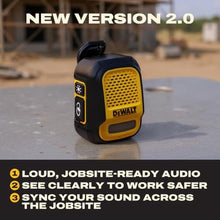 Load image into Gallery viewer, DEWALT Mini Wearable Bluetooth Speaker Pro Max (New Model)_124
