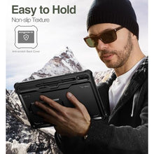 Load image into Gallery viewer, Dexnor Case for Samsung Galaxy Tab S10 Plus (2024) / Galaxy Tab S9 Plus (2023) 12.4 Inch, [Built in Screen Protector &amp; Kickstand] with Pen Holder Heavy Duty Shockproof Protective Cover - Black_7393
