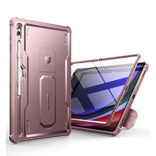 Load image into Gallery viewer, Dexnor Case for Samsung Galaxy Tab S10 Ultra (2024), S9 Ultra(2023), S8 Ultra(2022) 14.6 Inch, [Built in Screen Protector &amp; Kickstand] with Pen Holder Heavy Duty Shockproof Protective Cover - Pink_1
