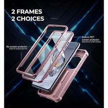 Load image into Gallery viewer, Dexnor for OnePlus 12 Case, [2 Front Frame] [Bulit-in Screen Protector &amp; Kickstand] [Work with Fingerprint ID] Heavy Duty Military Grade Protection Shockproof Case for OnePlus 12 5G (2024), Peony Pink, PeonyPink_7298
