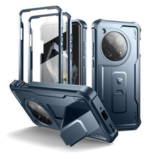 Load image into Gallery viewer, Dexnor for OnePlus 12 Case, [2 Front Frame] [Bulit-in Screen Protector &amp; Kickstand] [Work with Fingerprint ID] Heavy Duty Military Grade Protection Shockproof Case for OnePlus 12 5G (2024), Navy Blue, NavyBlue_1
