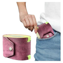 Load image into Gallery viewer, DGDXLMPNR The Cash Wrap Wallet, Fast Cash Access Money Holder For Cash, Leather Money Wallet Organizer, Handy Purse Bands With Magnetic Clasp(Blue)_722
