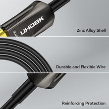 Load image into Gallery viewer, DGHUMEN 8K Fiber Optic HDMI Cable 50FT, HDMI 2.1, 48Gbps Ultra High Speed, 8K@60Hz 4K@120Hz, Unidirectional Active HDMI Cord (50FT), Black_4569
