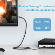 Load image into Gallery viewer, DGHUMEN 8K HDMI Cable 10Ft- Ultra High Speed 48Gbps HDMI 2.1 Cable - Support 8K@60Hz, 4K@120Hz - Feature Dynamic HDR - HDMI Cables for Monitors, HDTV, Projectors, Grayblue_1519
