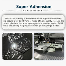 Load image into Gallery viewer, Diamond+Carbon U1 Build Plate for Snapmaker U1 3D Printer, 276x293mm Dual-Sided PEO PET Magnetic Spring Steel Bed U1 Plate, High-Temp Resistant Printing Surface for Snapmaker U1 3D Printer Accesseries, PEOPET_2165
