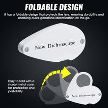 Load image into Gallery viewer, Dichroscope for Gemstone Pleochroism Analysis High-Grade Aluminum Body, 2cm Lens Diameter, Ideal for Gemologists, Jewelers &amp; Hobbyists, Durable &amp; Lightweight Gemstone Color Analyzer, White_456
