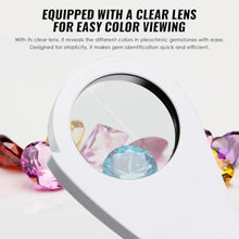 Load image into Gallery viewer, Dichroscope for Gemstone Pleochroism Analysis High-Grade Aluminum Body, 2cm Lens Diameter, Ideal for Gemologists, Jewelers &amp; Hobbyists, Durable &amp; Lightweight Gemstone Color Analyzer, White_457
