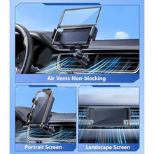 Load image into Gallery viewer, DICMKY Car Mount for Samsung Galaxy Z Fold 7 6 5 4 3 2 Accessories, Car Vent Phone Holder Designed for Foldable Screens, 360Adjustment with One-Handed Operation for iPhone 17 16 Samsung Google Pixel, Black_2017
