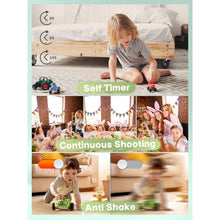 Load image into Gallery viewer, Digital Camera - 1080P Vlog Camera, 44MP Compact, 16X Zoom, Anti-Shake, Green Gift for Kids, BeanGreen_1439
