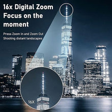 Load image into Gallery viewer, Digital Camera, 16MP HD Smart Camera with 1080P Video 16x Zoom 2.4 Inch Screen for Travel Photography, black_1429
