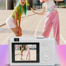 Load image into Gallery viewer, Digital Camera, 48MP Vlogging Camera with 16X Digital Zoom, Anti-Shake, Beauty Filter, 2.4 Inch LCD Screen, Compact Selfie Camera for Kids Teens, for Vlog Photos (White)_663
