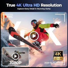 Load image into Gallery viewer, Digital Camera 4K: 64MP Cameras for Photography Vlogging - 16X Zoom Photo Camera Gifts for Teens Ages 8 9 10 11 12 13 14 15 16 17 18-180Flip Screen Cmara - Point and Shoot Digital Cameras, Black_466
