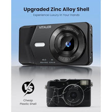 Load image into Gallery viewer, Digital Camera 4K Vlogging, Autofocus 48MP and 32G Card,Metal Shell, Black_1832
