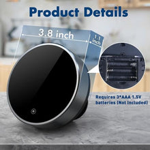 Load image into Gallery viewer, Digital Kitchen Timer, 3.8'' Large LED Display Countdown Countup Timer, Timer for Kids, Classroom Magnetic Timer, Adjustable Volume, Brightness, Easy for Cooking/Study/Office/Exercise (Ridged Knob), RidgedKnob_6965
