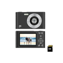 Load image into Gallery viewer, Digital Pocket Camera with 16X Zoom, 64GB Memory, FHD 1080P, Anti Shake - Compact Small Camera Gift for Boys Girls Kids (Black)_1
