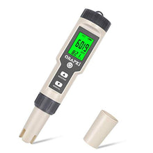 Load image into Gallery viewer, Digital Salinity Tester for Salt Water - Waterproof IP67 Salinity Meter with ATC Large Range 0-200ppt Saltwater Tester for Seawater, Aquariums, Marine Monitoring, and Koi Fish Pond by ORAPXI, Black_1

