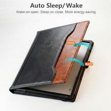 Load image into Gallery viewer, DINGGUAGUA Case for 10.3" Boox Note Air 5 C (2025)/ Note Air4 C/Note Air3 C/ Air3 B/W 360 Degree Rotating Stand Cover with Pen Holder/Hand Strap Stand Cover Auto Sleep/Wake,Black&amp;Brown, BlackBrown_569
