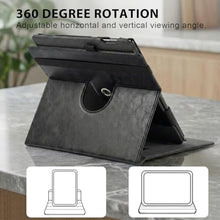Load image into Gallery viewer, DINGGUAGUA Case for 10.3" Boox Note Air 5 C (2025)/ Note Air4 C/Note Air3 C/ Air3 B/W 360 Degree Rotating Stand Cover with Pen Holder/Hand Strap Stand Cover Auto Sleep/Wake,Black&amp;Brown, BlackBrown_572
