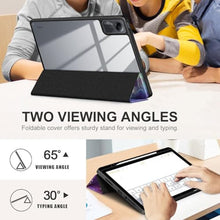Load image into Gallery viewer, DINGGUAGUA Case for Xiaomi Redmi Pad SE 11 inch Shockproof Cover with Clear Transparent Back Shell Case for Xiaomi Redmi Pad SE 2023 Auto Wake/Sleep,Galaxy_7386
