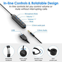 Load image into Gallery viewer, Discover D312U Dual Speaker Headset with USB and 3.5mm Connection- Compatible with Computer Apps Like Microsoft Teams, Zoom, RingCentral, Cisco, Avaya and Cell Phones with a 3.5mm Port, Black_7937
