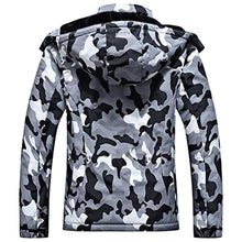 Load image into Gallery viewer, DLGJPA Women's Mountain Waterproof Ski Jacket Detachable Hood Windproof Rain Winter Warm Snow Coat, DarkBlue_645
