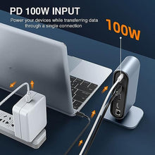 Load image into Gallery viewer, Docking Station USB C Hub: Dual Monitor 4K HDMI VGA 12-Port Universal Thunderbolt Dock Tower - for MacBook Thinkpad Surface Laptops_542

