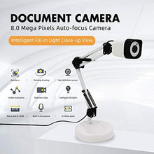 Load image into Gallery viewer, Document Camera for Teachers, 8mp with Auto-Focus and LED Supplemental Light, Excellent for Distance Education and Web Conferencing, white_4314
