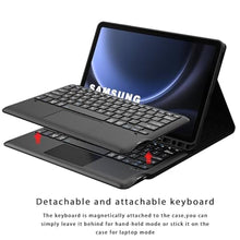 Load image into Gallery viewer, DOMEUN Keyboard Case for 12.4 inch Samsung Galaxy Tab S10 Plus/S9 FE Plus/S9 Plus 2023 Tablet - Multi-Touch Trackpad + S Pen Holder + Silicone Back Cover + Detachable Keyboard Folio Tablet Case, black_440
