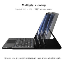 Load image into Gallery viewer, DOMEUN Keyboard Case for 12.4 inch Samsung Galaxy Tab S10 Plus/S9 FE Plus/S9 Plus 2023 Tablet - Multi-Touch Trackpad + S Pen Holder + Silicone Back Cover + Detachable Keyboard Folio Tablet Case, black_441
