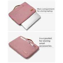 Load image into Gallery viewer, DOMISO 15.6 inch Laptop Case Sleeve Protective Cover Compatible with 16 inch MacBook Pro M4 M3 M2/Pro Max,15.6-16 inch HP Dell ASUS Lenovo Chromebook,Waterproof Computer Cases Bag with Handle,Pink_1384
