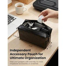 Load image into Gallery viewer, DOMISO Laptop Hard Case 15-16 inch Waterproof Shockproof Hard Shell Laptop Sleeve with Handle &amp; Storage Pocket, Compatible with MacBook, HP, Dell, Black_514
