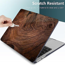 Load image into Gallery viewer, DONGKE for MacBook Air 13 Inch Case M5 2026 M4 2025 M3 M2 2024-2022 A3449 A3240 A3113 A2681, Plastic Hard Shell &amp; Keyboard Cover &amp; Screen Film for MacBook Air 13.6 Inch Case - Wood Grain, WoodGrains_697
