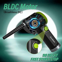Load image into Gallery viewer, DOROBEEN Compressed Air Duster, Cordless Handheld Air Blower, Stepless Speed, 41000RPM, Portable Rechargeable Built-in Battery, Electric Air Duster for Computer Keyboard Electronics Cleaning_304
