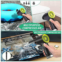 Load image into Gallery viewer, DOROBEEN Compressed Air Duster, Cordless Handheld Air Blower, Stepless Speed, 41000RPM, Portable Rechargeable Built-in Battery, Electric Air Duster for Computer Keyboard Electronics Cleaning_305
