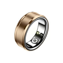 Load image into Gallery viewer, Dpofirs Smart Rings for Men &amp; Women, NFC Fitness Tracker Ring with Sleep Body Temperature Monitoring Step Counter Function, IP68 Electronic Gadgets for Video Scrolling Page Flipping (23), Gold_1
