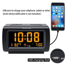 Load image into Gallery viewer, DreamSky Alarm Clock Radio for Bedrooms with Battery Backup_3096
