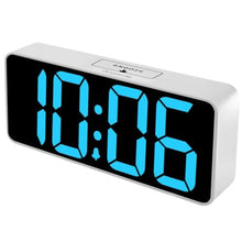 Load image into Gallery viewer, DreamSky Large Digital Alarm Clock Big Number for Seniors/Visually Impaired, WhiteCaseBlueDigit_1
