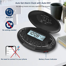 Load image into Gallery viewer, DreamSky Vibrating Alarm Clock for Heavy Sleepers Adults Under Pillow, Black_1855
