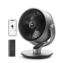 Load image into Gallery viewer, DREO 16 Inch 20dB Quiet Smart Fans for Bedroom, DC Room Fan with Remote, 120+120 Oscillating Fan, 6 Modes, 9 Speeds, 12H Timer,Works Alexa/Google/WiFi/Voice Control, Silver, Oversize (DR-HAF004S)_1
