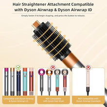 Load image into Gallery viewer, DrFlito Upgraded Round Volumizing Brush Attachment for Dyson Airwrap, Gold_681
