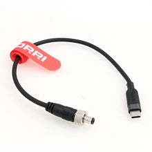 Load image into Gallery viewer, DRRI Locking 5.5 X2.1mm DC to USB-C PD Fast Charging 12V Power Cable for Fujifilm X-H2S Atomos Ninja V Monitor/OSEE LIMON5, StraightDC_47
