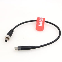 Load image into Gallery viewer, DRRI Locking 5.5 X2.1mm DC to USB-C PD Fast Charging 12V Power Cable for Fujifilm X-H2S Atomos Ninja V Monitor/OSEE LIMON5, StraightDC_48
