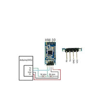 Load image into Gallery viewer, DSD TECH HM-10 Bluetooth 4.0 BLE iBeacon UART Module with 4PIN Base Board for Arduino UNO R3 Mega 2560 Nano, Multicoloured_25
