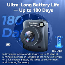 Load image into Gallery viewer, Dsoon Time Lapse Camera, 4K FHD Timelapse Camera Outdoor, Waterproof Level IP66, for Record Outdoor Construction, Weather, Plant, 6 Month Battery Life, 32 GB TF Card Included_173

