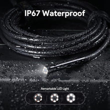 Load image into Gallery viewer, Dual-Lens Endoscope Camera with Light, DEPSTECH 1080P HD Borescope with 5" IPS Screen, 16.5FT Flexible Sewer Plumbing Snake Camera, Cool Gadgets for Men, Women, Grey_8332
